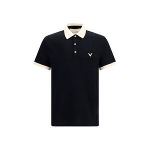Valentino Men Polo With Contrast Trims